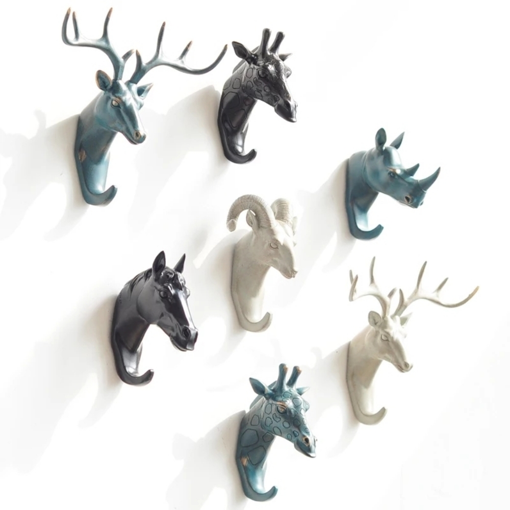 🧡5 ⭐ rated🧡METALLIC BLACK HORSE Shaped wall hook - Picture 5 of 8